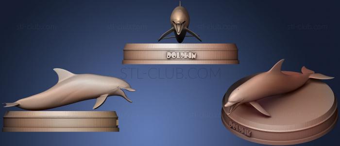 3D model Realistic Dolphin (STL)